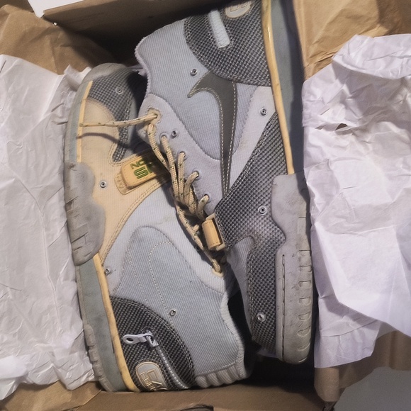 Travis Scott Air Trainer 1 Grey Haze Size 9 Mens /10.5 WMNS - Picture 4 of 10